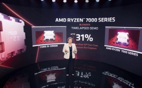 AMD官方公布 Zen4 16核Ryzen7000对比Corei9-12900K，算绘性能快31%