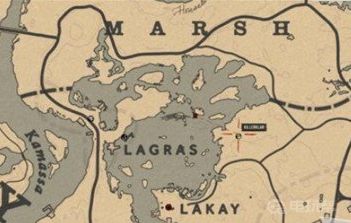 《荒野大镖客：救赎2》蓝水沼泽宝藏位置是哪里？