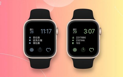 Apple Watch 待办事项 App《Cheatsheet》在表面显示备忘录、笔记