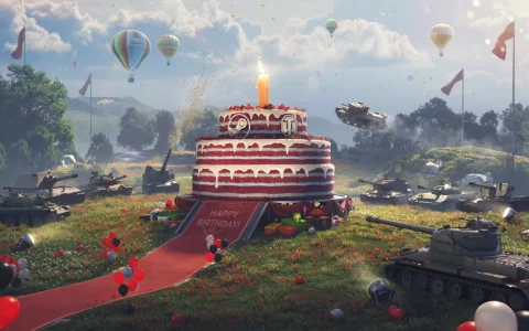 《战车世界》欢庆登上Steam平台满一周年 英国Cromwell B 战车大放送！
