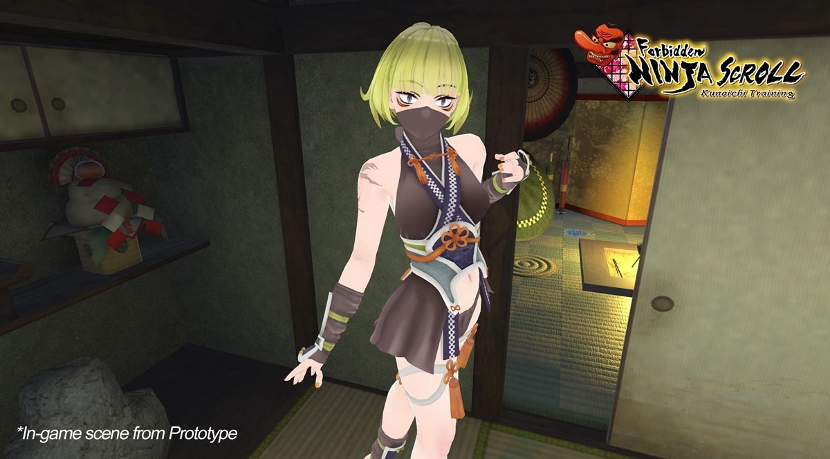 VR冒险游戏《忍者禁忌卷轴 ~美少女忍者的秘密特训~》正式启募资、游戏原型模板免费送！