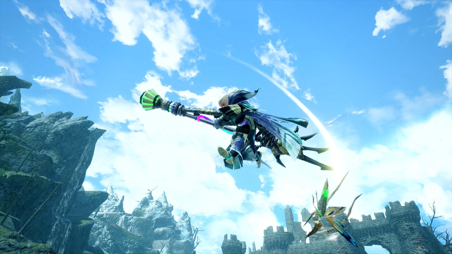 《魔物猎人崛起：破晓》公开高速交换「大剑、操虫棍、大锤」武器动作展示