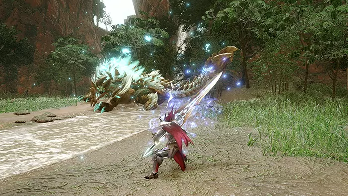 《魔物猎人崛起：破晓》公开高速交换「大剑、操虫棍、大锤」武器动作展示