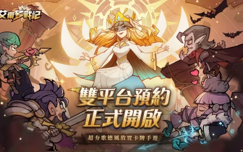 超夯歌德风放置卡牌手游《埃尔多安》开启事前登录活动