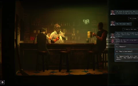 《Let Bions Be Bygones》未来黑色惊悚点阵画风冒险新作 Steam 即将推出