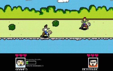 不要玩阿公！ Steam免费竞速《冲刺吧爷爷》好评开飙 骑着老人家来场无良赛跑