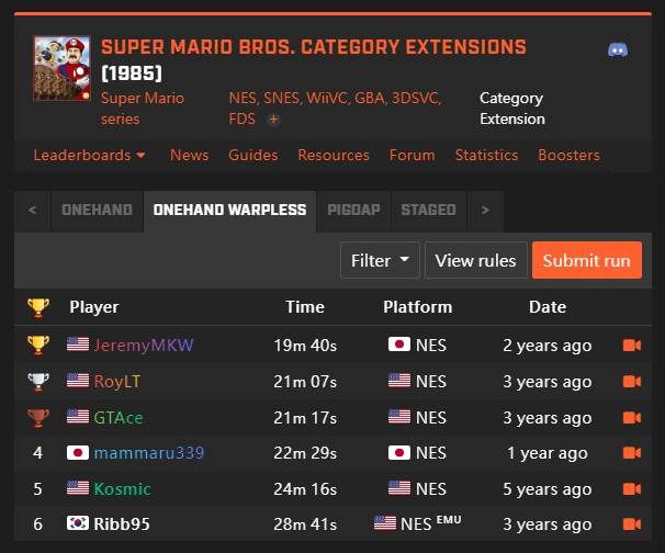 （图源：SpeedRun）