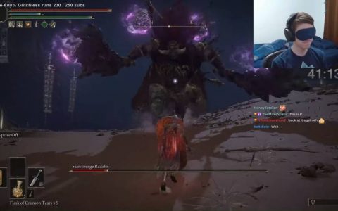 零骨灰、无远攻！ 《艾尔登法环》Speedrun神人蒙眼扫荡半数主线Boss