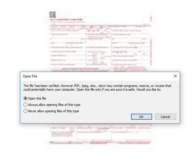 不肖人士以 PDF 附件中夹带 Word 文件来，骗取下载并偷偷记录你的键盘使用