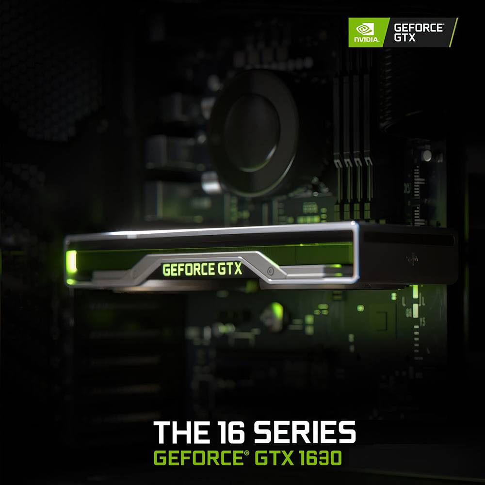 NVIDIA GeForce GTX 1630将于6月15日推出，传效能比 GTX 1050 Ti 还慢