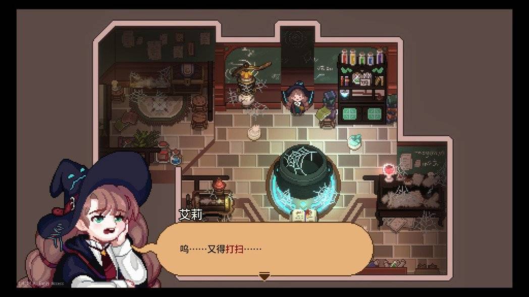Steam极度好评《森林小女巫》心得：卖萌耍笨魔法少女大冒险 来点每日份的可爱吧！