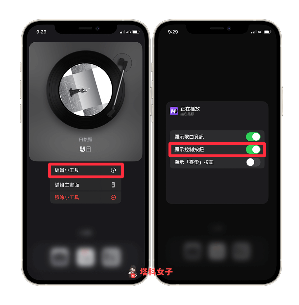 黑胶唱片机 App《谜底黑胶》：显示控制项目