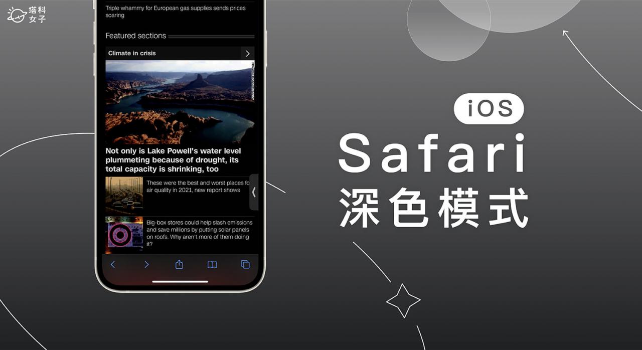 Safari 深色模式怎么开？ 教你 3 招将所有 Safari 网页改黑色