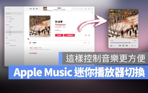 教你开启与使用 Apple Music 迷你播放器，还能够快速控制音乐