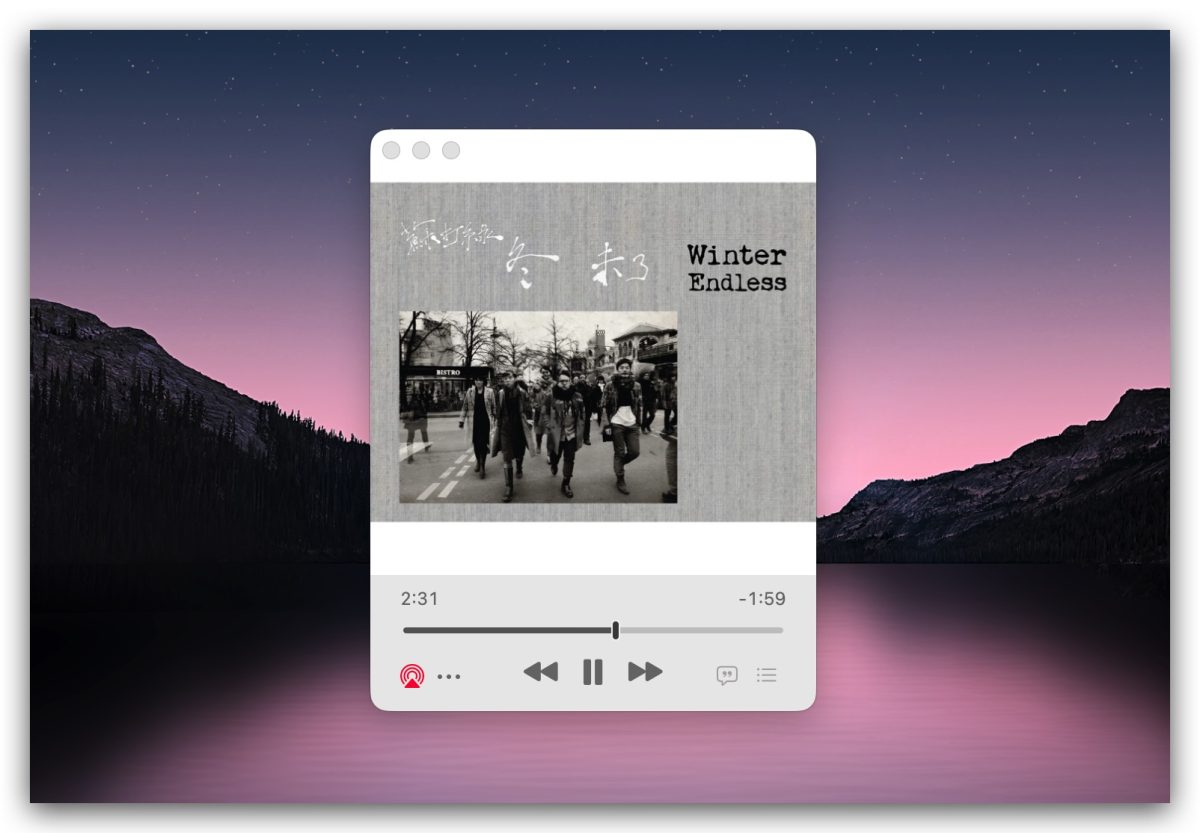 Apple Music 音乐 迷你播放器