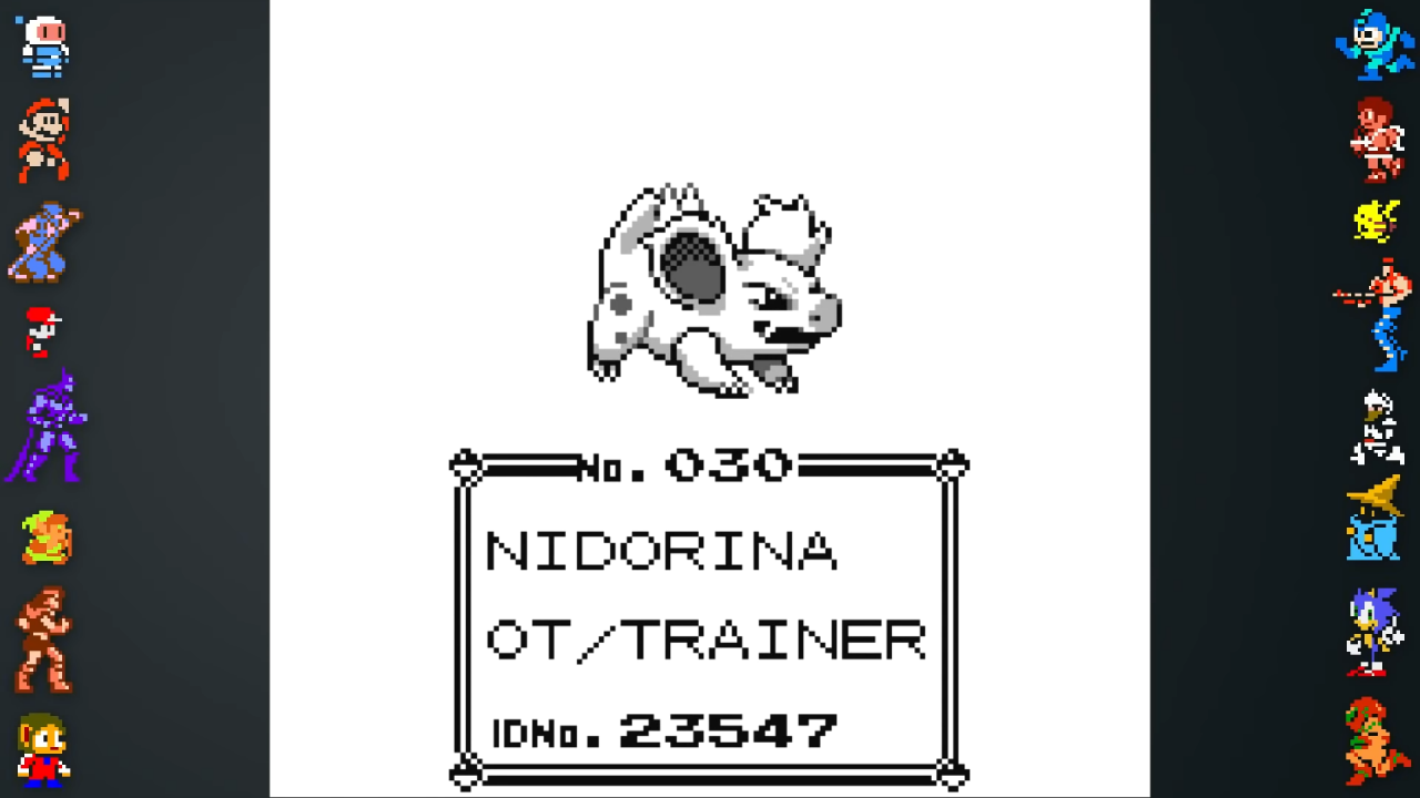 照片中提到了■、No. 030：、NIDORINA，跟雷恩学院有关，包含了你知道游戏声波吗、索尼克英雄、刺猬索尼克、索尼克和世嘉全明星赛车、你知道游戏吗？