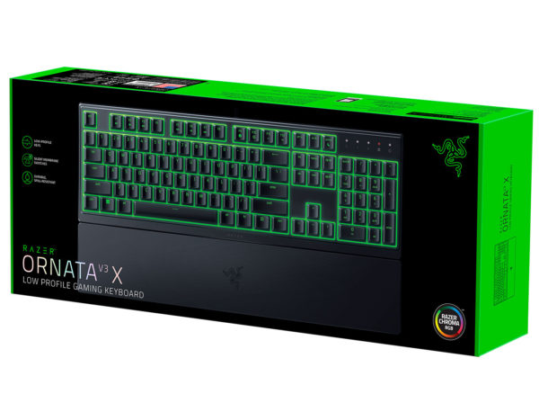 RAZER雷蛇 发布新款入门级ORNATA V3和V3X 机械薄膜式键盘