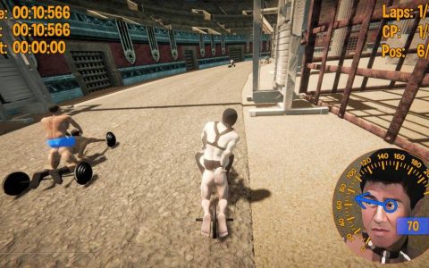 迷因竞速《究极筋肉滑轮锦标赛》7月登Steam 来场男上加男的巨巨狂飙