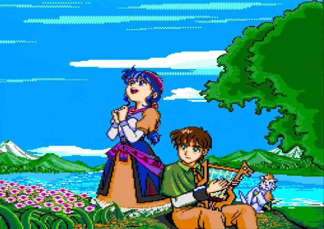 银河之星一代的男女主角，亚历士与露娜，游戏中常常可以听到露娜的歌声。 其声优为当时...