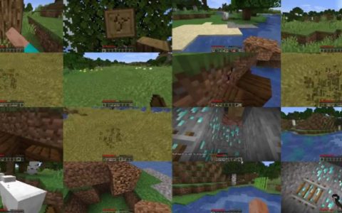 训练AI看《Minecraft》影片学习，短时间内从徒手挖树到制作钻石镐
