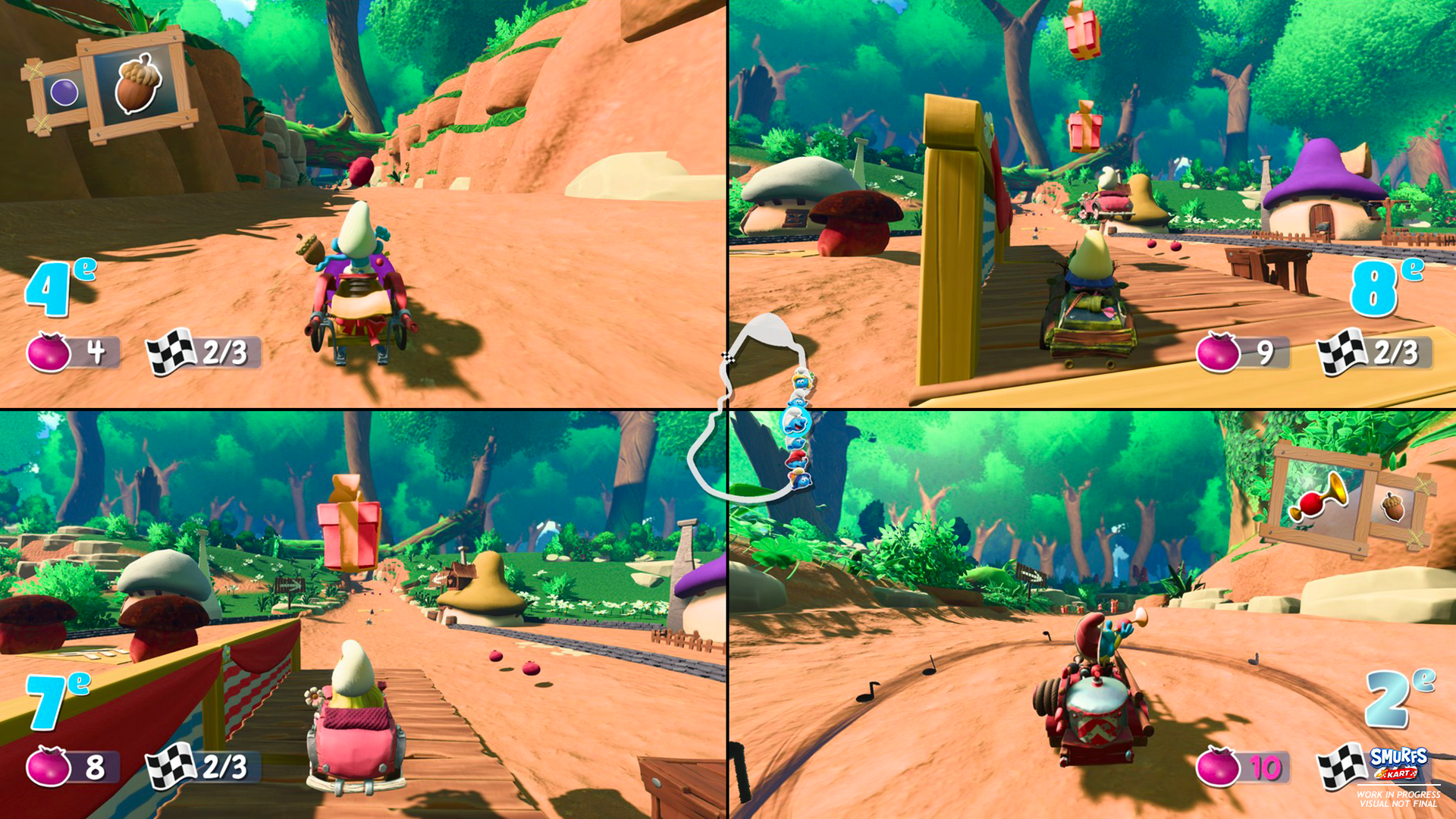 蓝精灵也要来赛车啦！《Smurfs Kart》将于这个冬季登陆Switch平台！