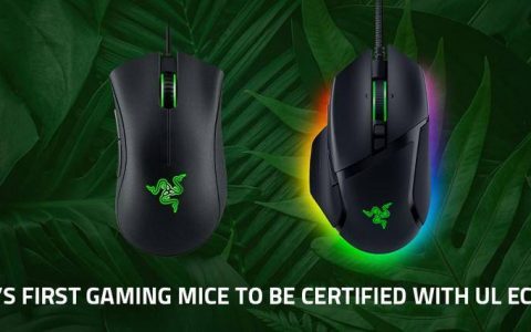 Razer宣布旗下Basilisk V3以及DeathAdder Essential是首款得到ECOLOGO认证的电竞滑鼠！以电竞的方式来庆祝世界环境日！