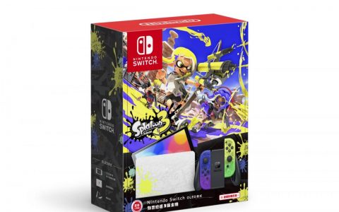 以《Spaltoon 3》为主题特别设计的Nintendo Switch（OLED款式）将于8月26日发售