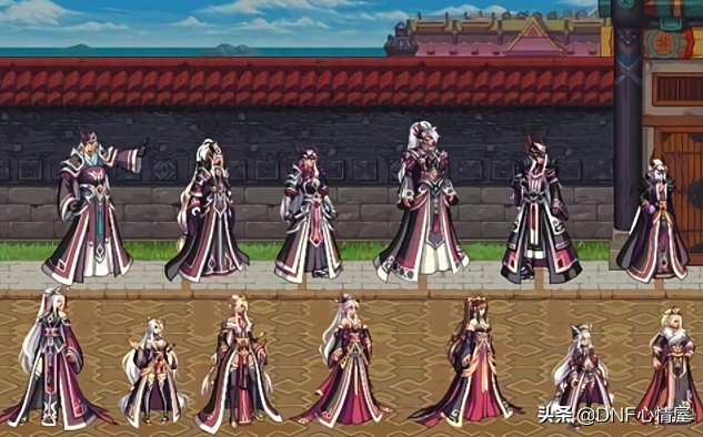 dnf天空套1到12套女鬼剑外观图（女鬼剑外观搭配）  第2张