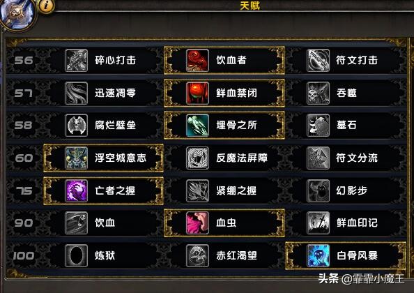 8.3血dk天赋特质推荐（魔兽世界血dk输出手法）  第3张