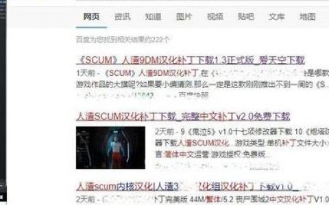 scum汉化补丁（scum怎么设置中文显示？）