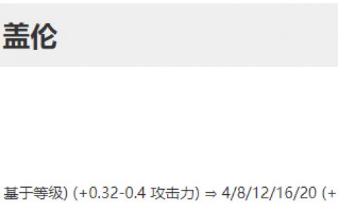 10.4盖伦出装最新（盖伦10.4版本攻略）