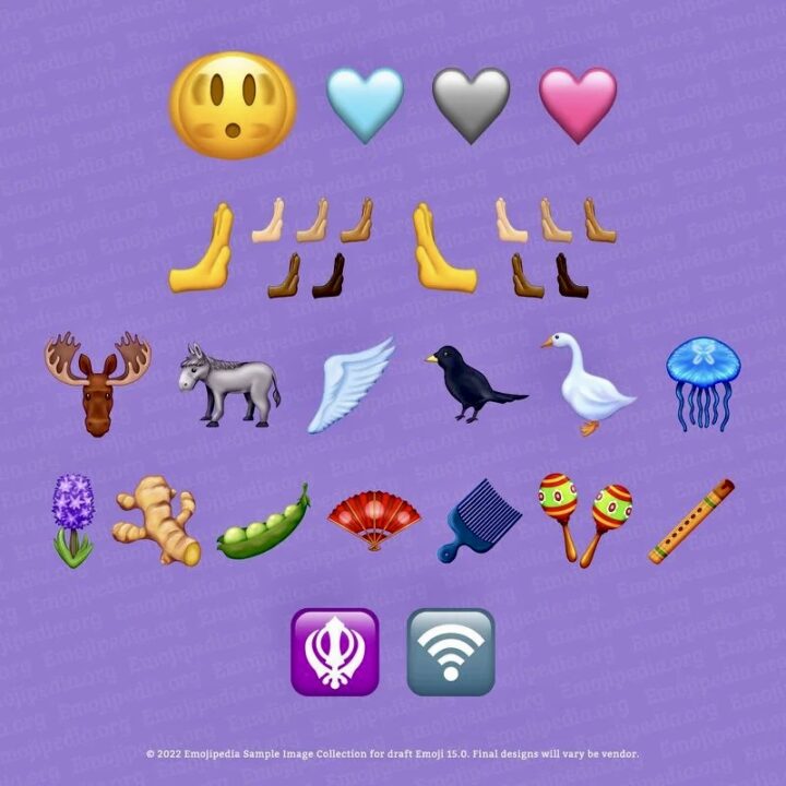 Emoji 15.0表情符号草案出炉：31个新Emoji！或明年出现iOS/Android上，包括Wi-Fi+颤抖的脸等！