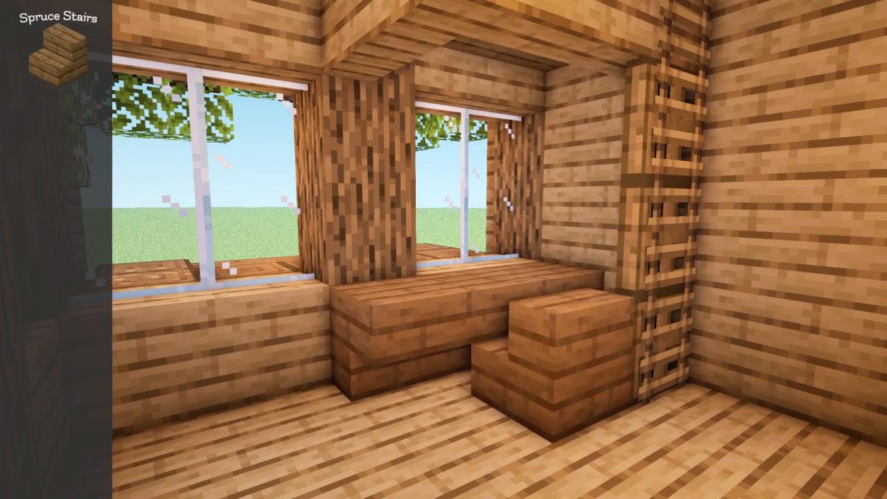 mc房子建筑设计图推荐（保姆级建筑教程生存必备）  第8张