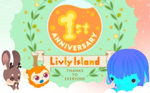 庆祝《Livly Island 宠物岛》1周年！ 开放新 P 种、赠送特别帽子等纪念活动进行中