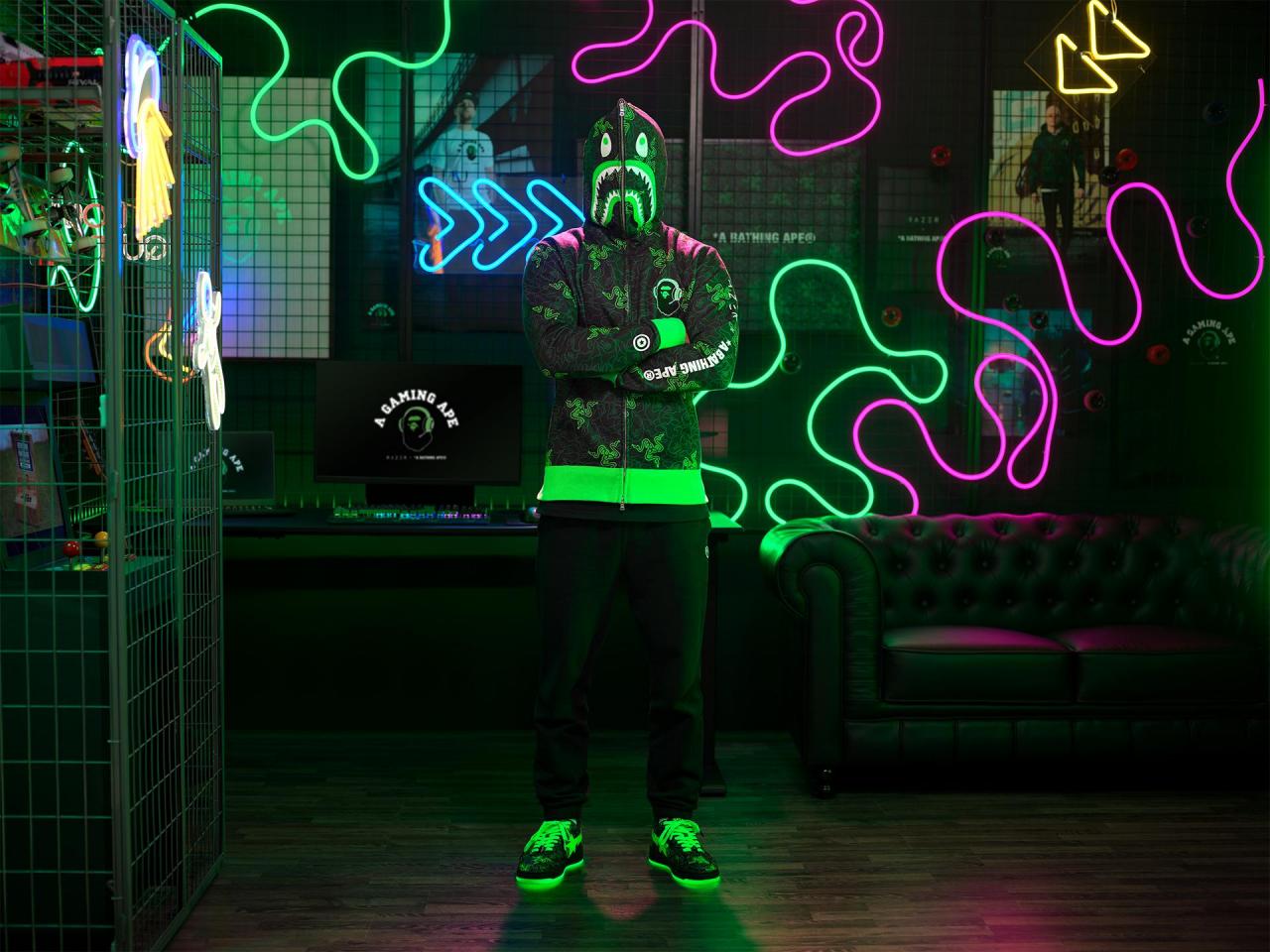Razer与BAPE第二波联动正式公布！这次还有推出联名款电竞椅！