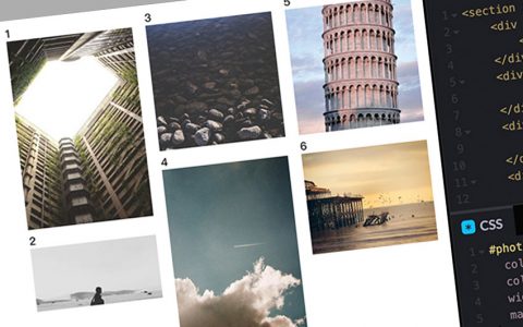 透过 CSS3 中的 column 多字段，实现自动排序瀑布流多种变化的相册效果