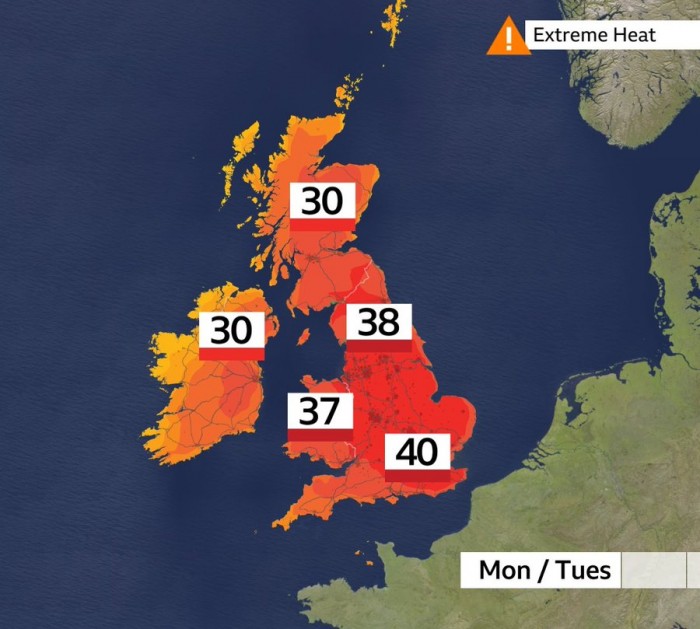 英国天气有多热？ 谷歌、甲骨文的服务器都故障了