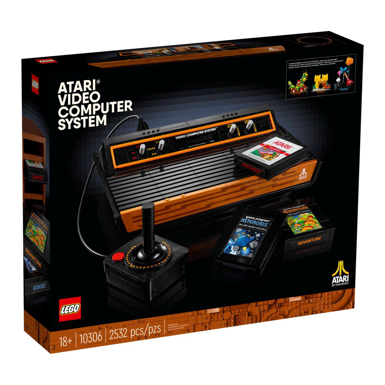 乐高盒组Atari 26008月登场 重现80年代经典电玩主机回忆