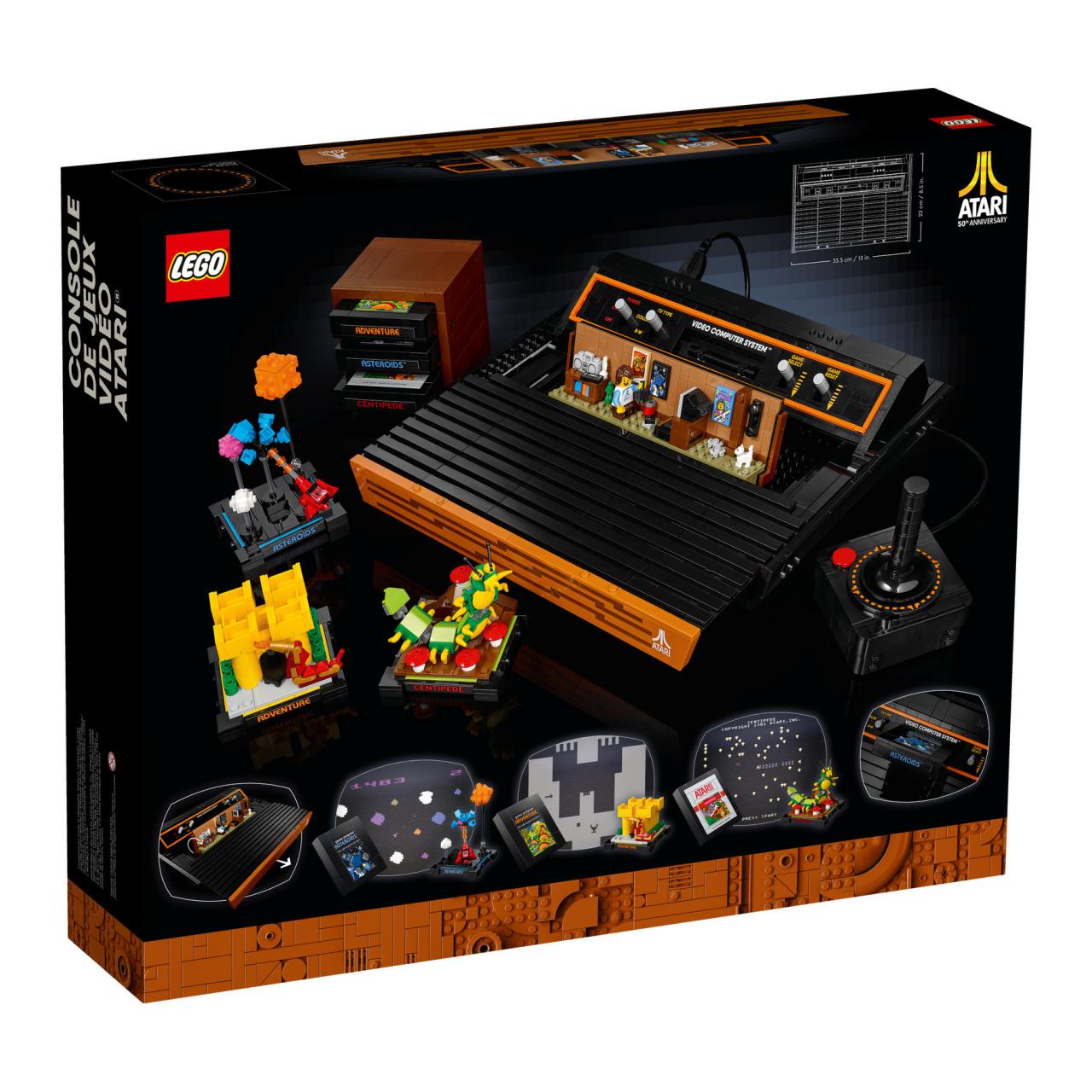 乐高盒组Atari 26008月登场 重现80年代经典电玩主机回忆