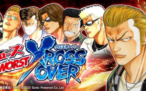 爆裂消除动作手游《CROWS x WORST – XROSS OVER -》正式推出！ SSR「月岛花」开局送