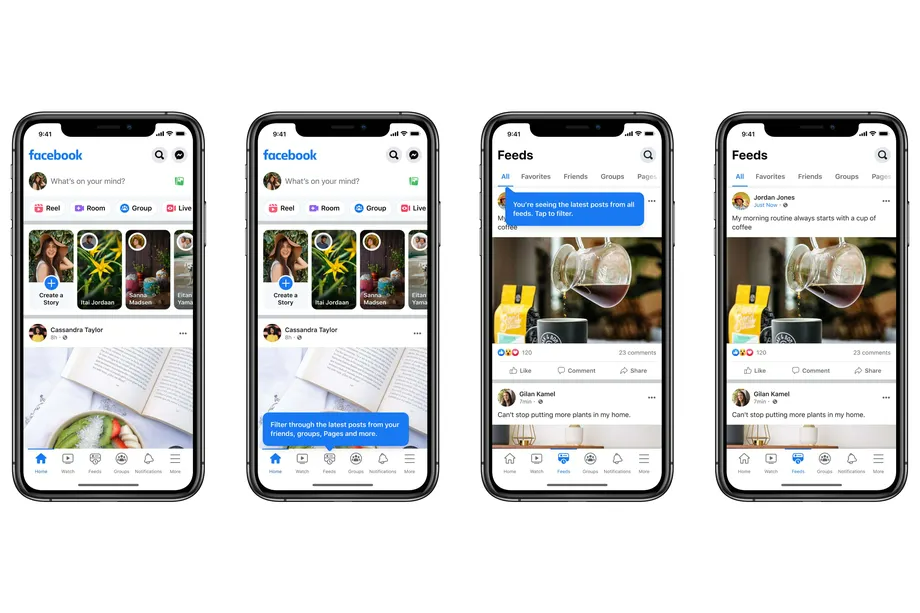 对抗TikTok？Facebook调整动态消息展示方式，优先显示新内容，单独查看家人朋友最新帖子