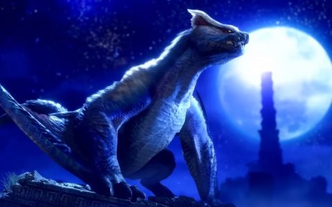 月迅龙美如画。《Monster Hunter Rise: Sunbreak》第一弹更新内容「月迅龙」实机演示画面公开！
