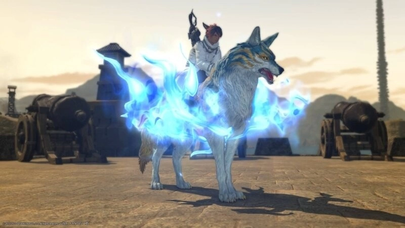 《FF14》巨大柴犬座骑萌翻天，跨现实的可爱热度攻占推特趋势