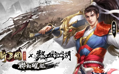 《新三国 汉室复兴》×《热血江湖》联动确认！ 热血情怀的代表，韩飞官、谭花灵即将登场！