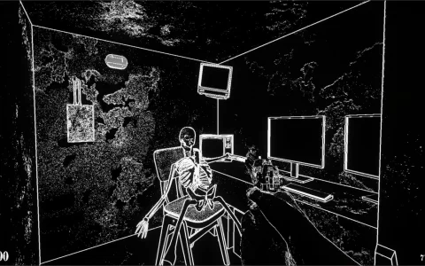 《Wakatami Village》个人开发第一人称恐怖游戏发表，在黑与白的世界中与怪物作战