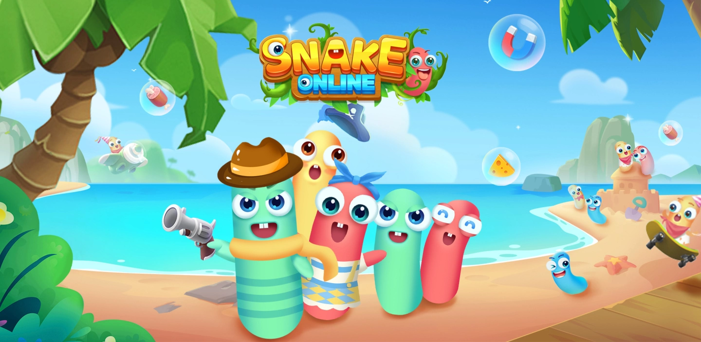 超经典玩法回归 《贪吃蛇在线-Snake Online》将社交组队与贪吃蛇玩法大胆融合