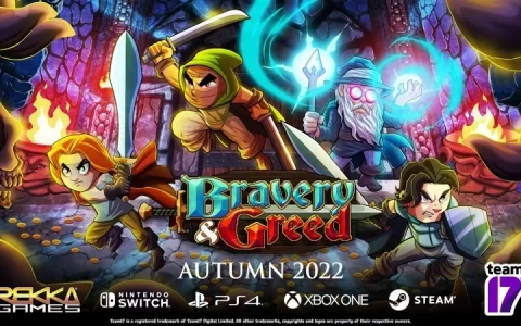 《Bravery and Greed》最多四人同乐随机关卡清关型动作游戏 2022 年秋天即将推出