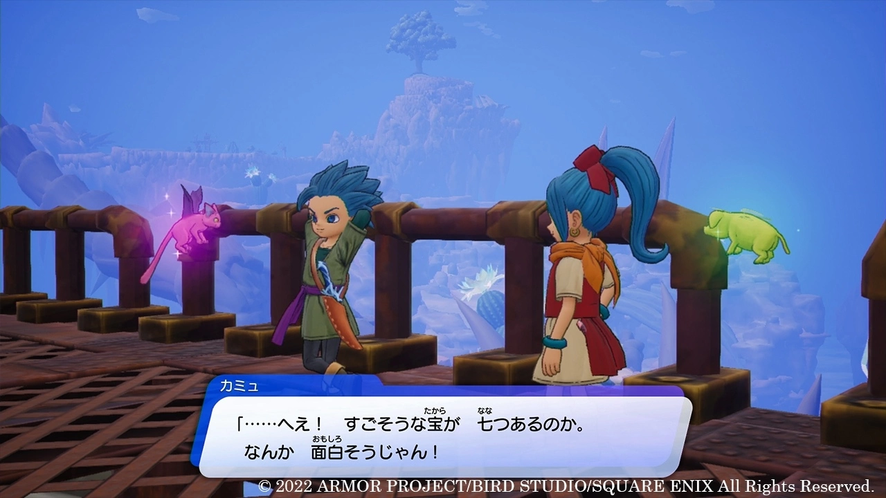 《勇者斗恶龙 寻宝探险团：蓝色眼眸与天空罗盘》公开游戏玩法，发动怪物视野寻找关卡隐藏宝藏