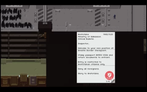 《请出示文件 Papers，Please》个人开发好评入境模拟游戏 8/5 推出手机版