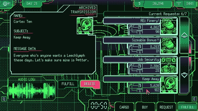 《Space Warlord Organ Trading Simulator》器官交易模拟与《Among Us》合作，船员的骨头成为稀世珍品？